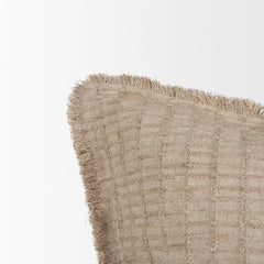Thatch 20x20 Square Sand Decorative Pillow Cover - Ornate Home