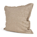 Thatch 20x20 Square Sand Pillow Cover with Non-Allergen Filler - Ornate Home