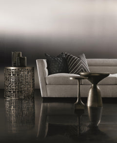 Thatcher Matte Graphite Accent Table - Ornate Home