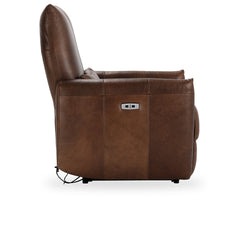 Thaya Antique Brown Power Recliner Chair - Ornate Home