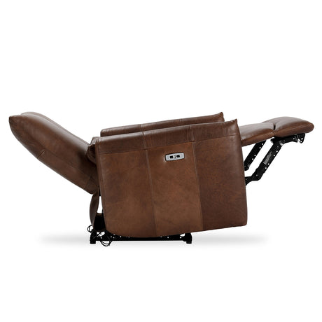 Thaya Antique Brown Power Recliner Chair - Ornate Home