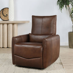 Thaya Antique Brown Power Recliner Chair - Ornate Home