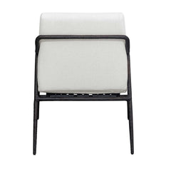 Thayer Bronze/White Outdoor Upholstered Lounge Chair - Ornate Home