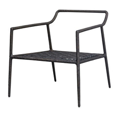 Thayer Bronze/White Outdoor Upholstered Lounge Chair - Ornate Home