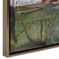The Boardwalk Multicolor Framed Abstract Art - Ornate Home