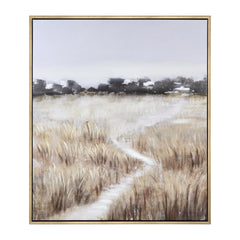 The Lost Trail Brown/White Canvas - Ornate Home