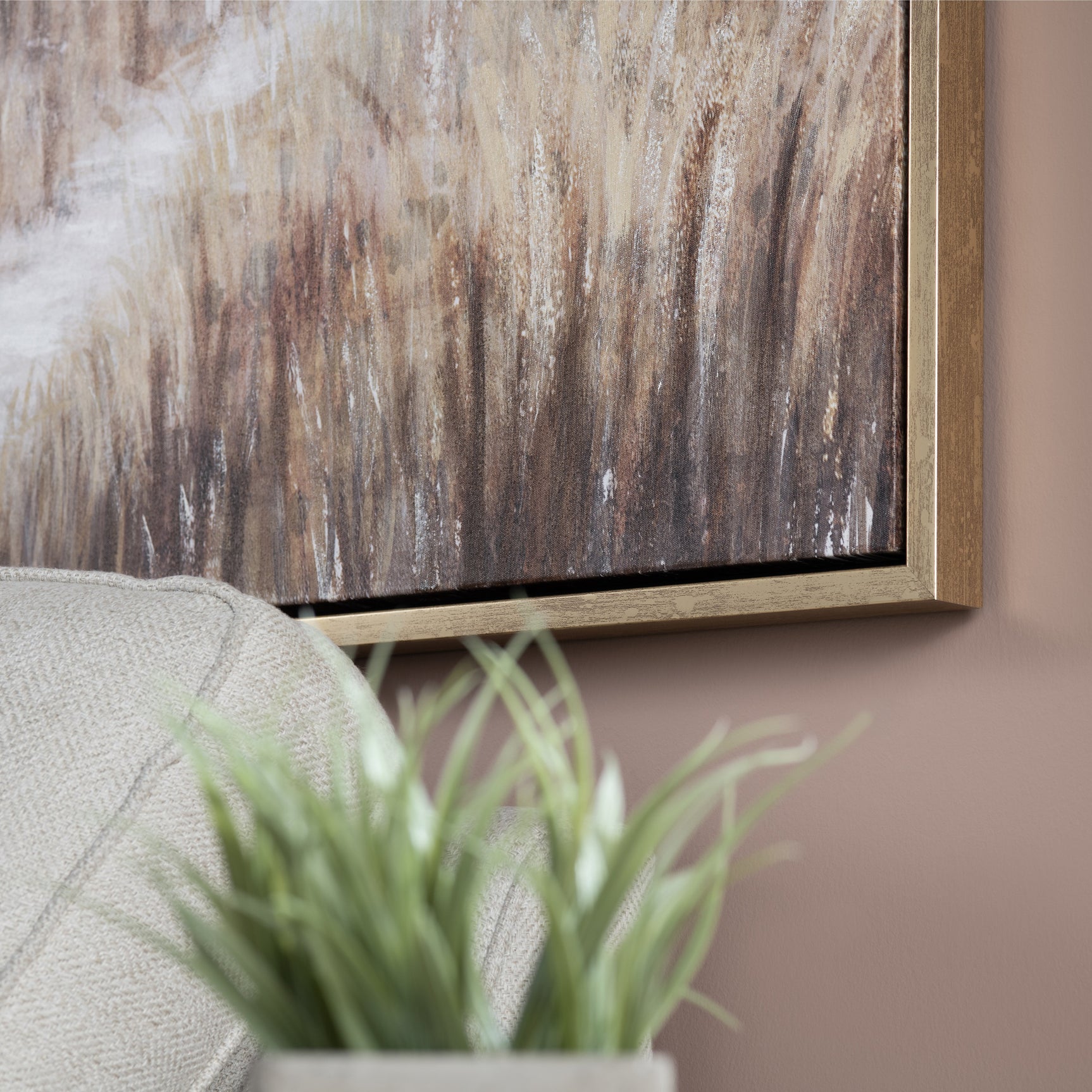 The Lost Trail Brown/White Canvas