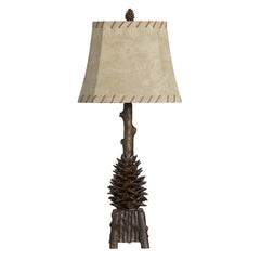 The Standing Pinecone Brown Table Lamp (Set of 2) - Ornate Home