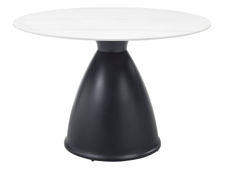 Thea White / Black Dining Table - Ornate Home