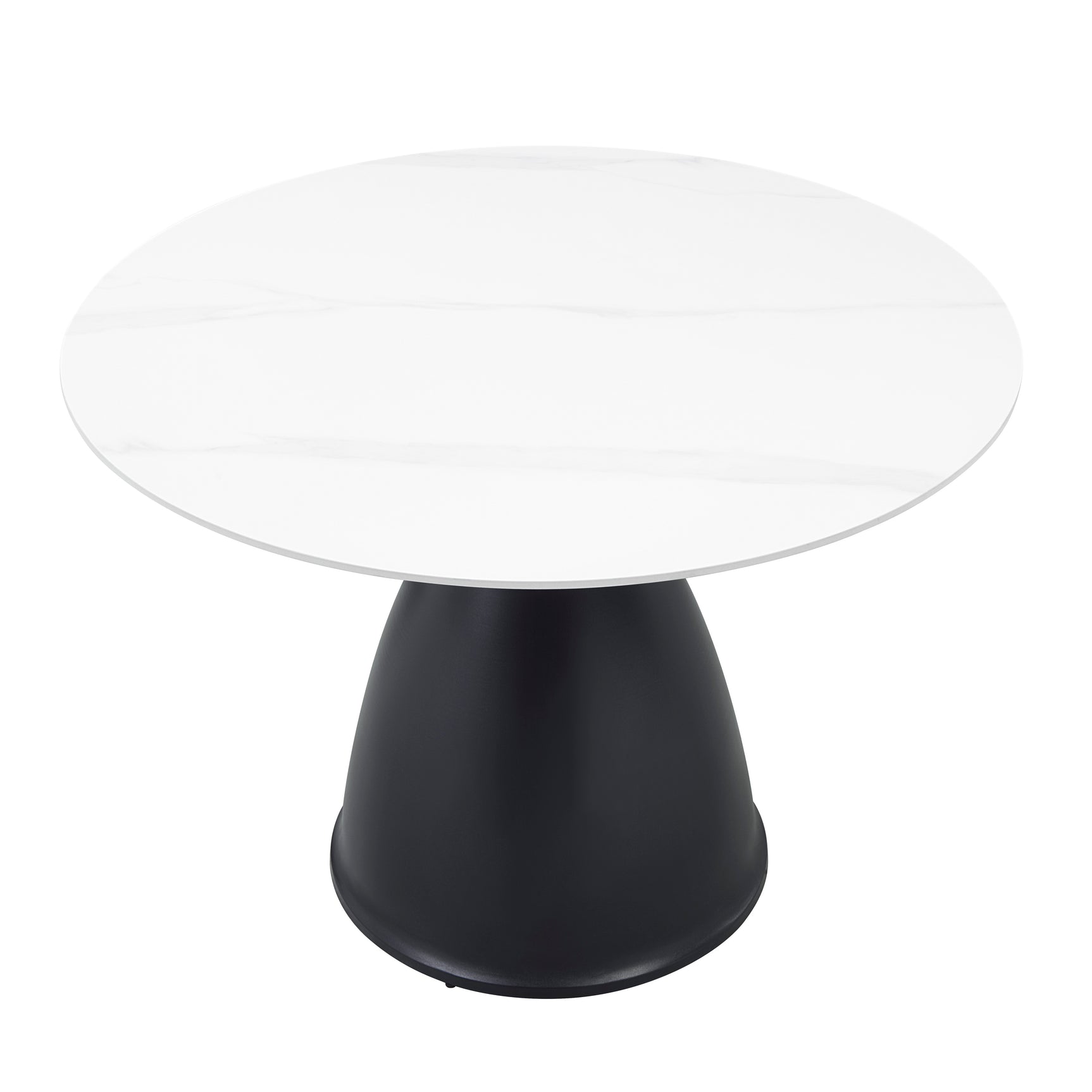 Thea White / Black Dining Table - Ornate Home
