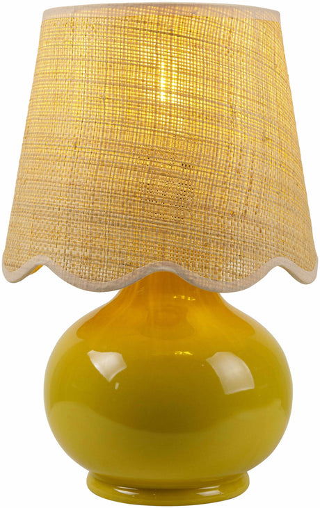 Theisseil Yellow Table Lamp - Ornate Home
