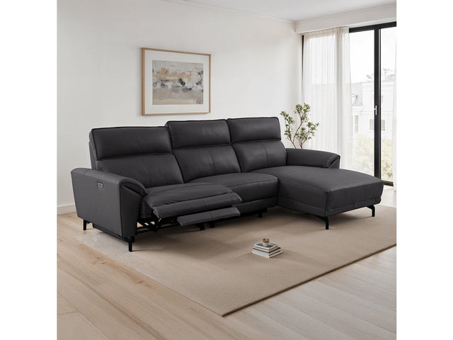Themis Black RAF Power Sectional - Ornate Home