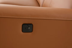 Themis Brown Clay Power Sectional - Ornate Home