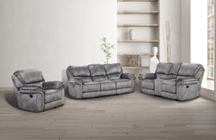 Themis Gray Recliner - Ornate Home