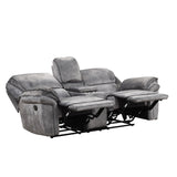 Themis Gray Sofa & Loveseat - Ornate Home