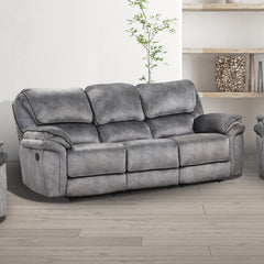 Themis Gray Sofa & Loveseat - Ornate Home