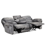 Themis Gray Sofa & Loveseat - Ornate Home