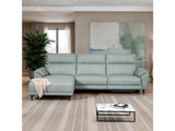 Themis Pale Blue Power Sectional - Ornate Home