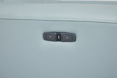 Themis Pale Blue Power Sectional - Ornate Home