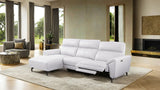 Themis White Power Sectional - Ornate Home