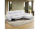 Themis White Power Sectional - Ornate Home