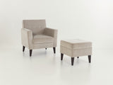 Theo Accent Chair & Ottoman - Ornate Home