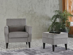 Theo Accent Chair & Ottoman - Ornate Home