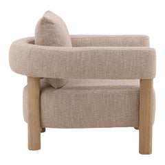 Theo Beige Occasional Chair - Ornate Home