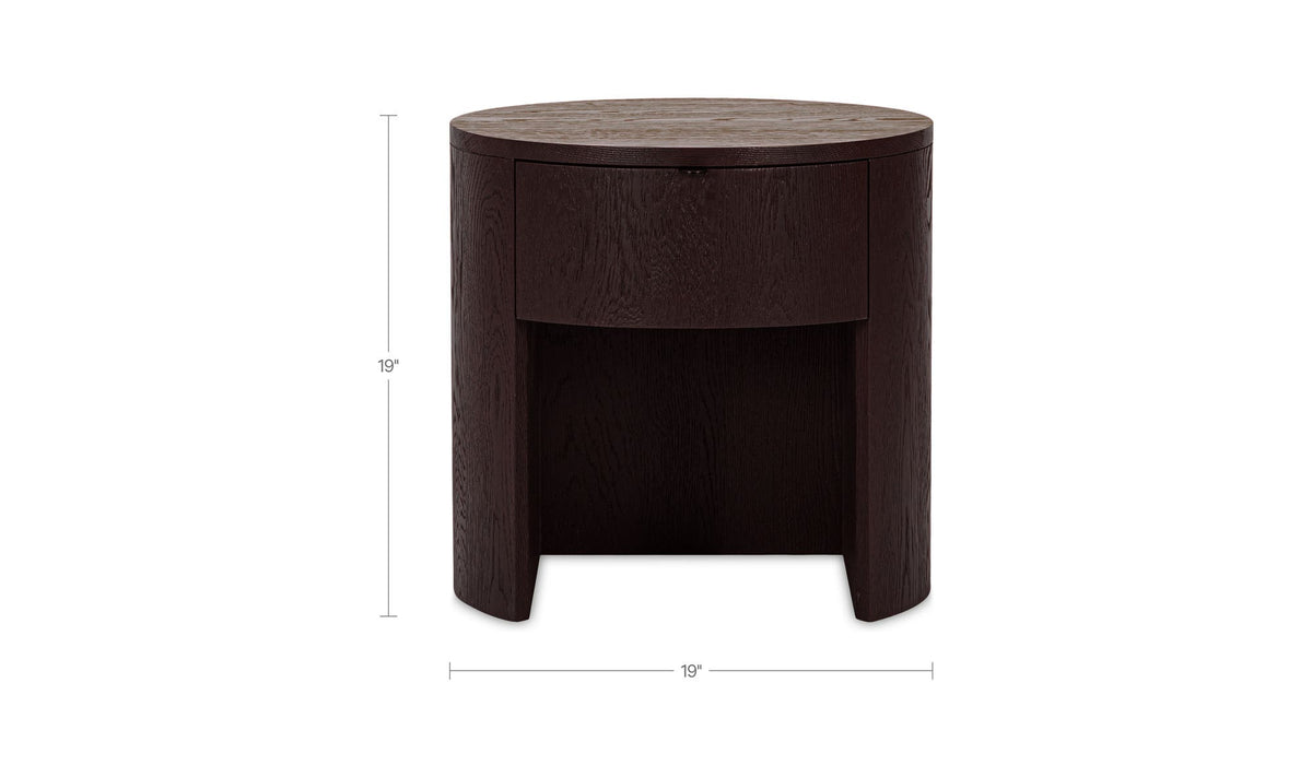 Theo Berry 1 Drawer Nightstand - Ornate Home