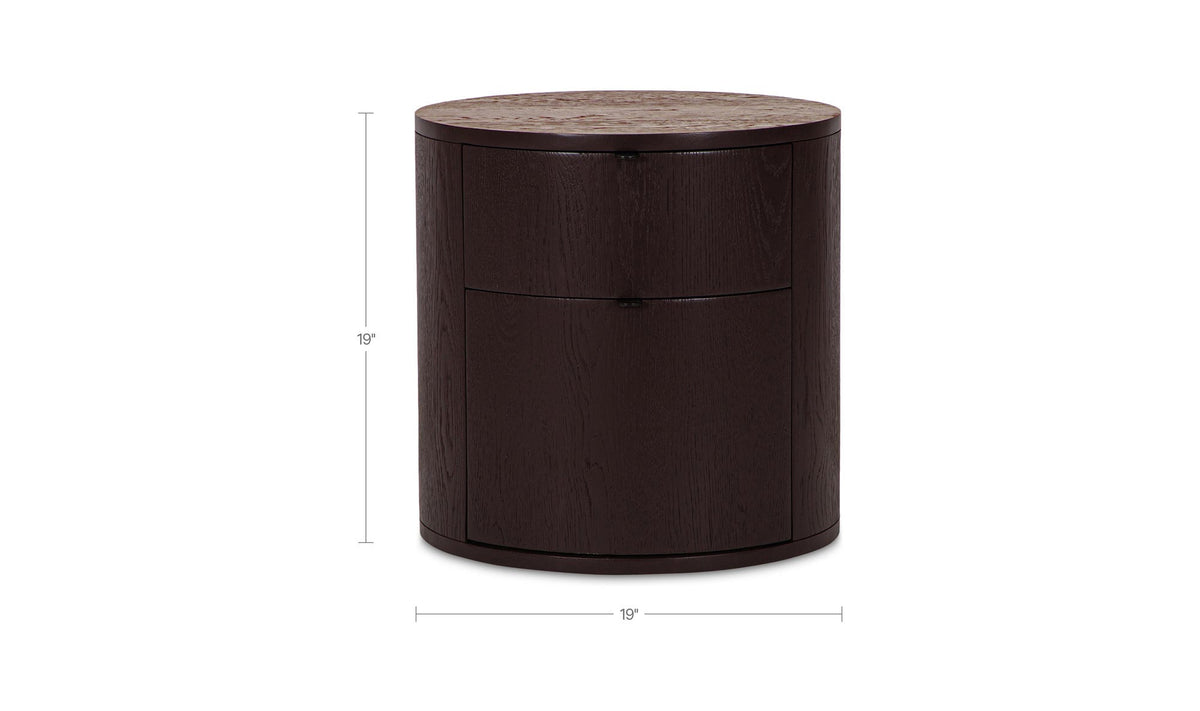 Theo Berry 2 Drawer Nightstand - Ornate Home