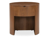 Theo Brown One Drawer Nightstand - Ornate Home