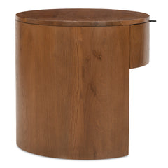 Theo Brown One Drawer Nightstand - Ornate Home