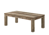Theo Brown Reclaimed Wood 3-Piece Coffee Table Set - Ornate Home