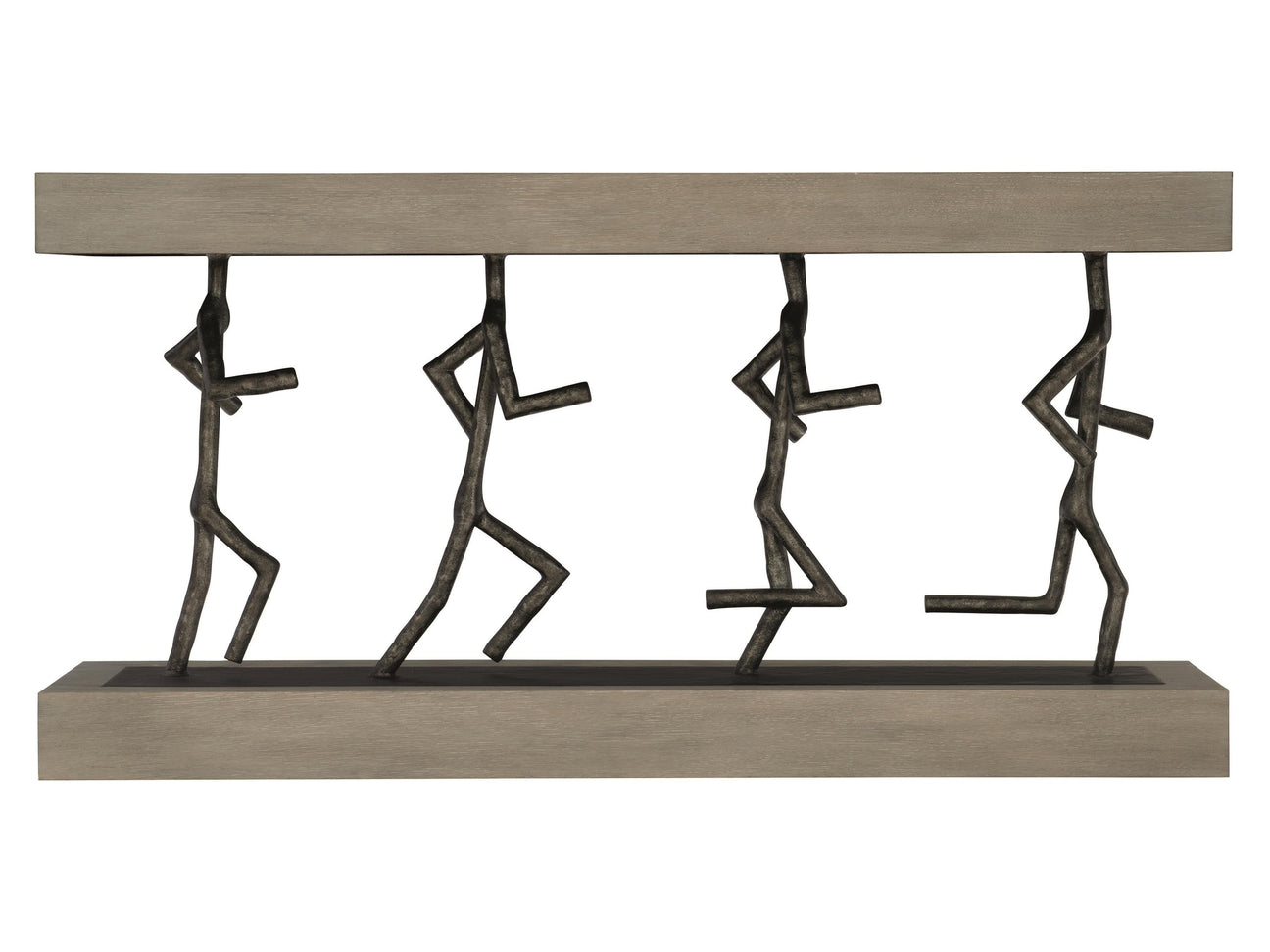 Theo Cerused Greige Console Table - Ornate Home