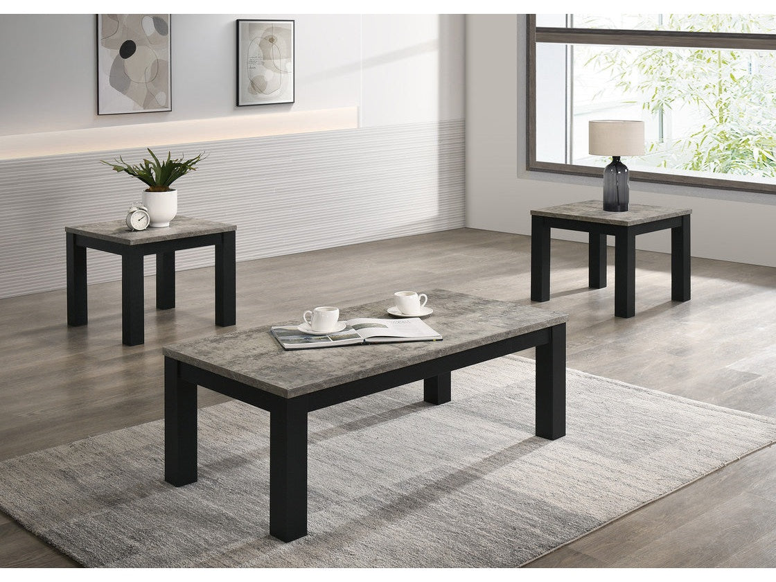 Theo Concrete 3-Piece Cocktail Set - Ornate Home