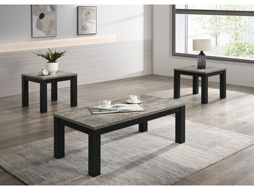 Theo Concrete 3-Piece Cocktail Set - Ornate Home
