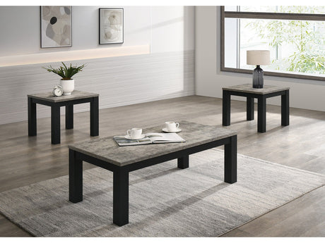 Theo Concrete 3-Piece Cocktail Set - Ornate Home