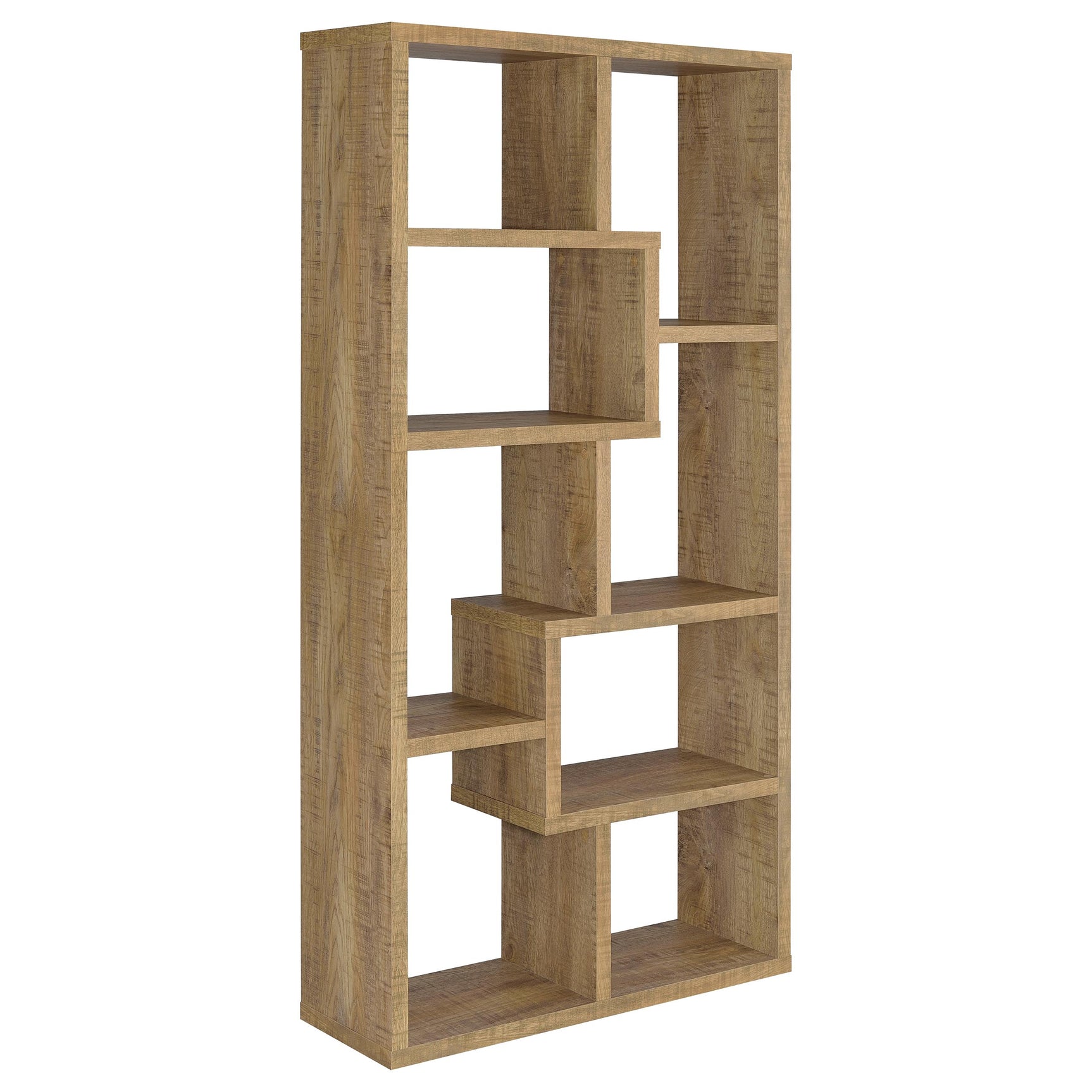 Theo Mango 71-inch 6-shelf Bookshelf - Ornate Home