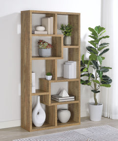 Theo Mango 71-inch 6-shelf Bookshelf - Ornate Home