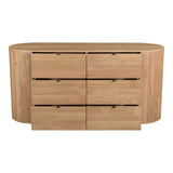 Theo Natural 6 Drawer Dresser - Ornate Home