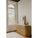 Theo Natural 6 Drawer Dresser - Ornate Home