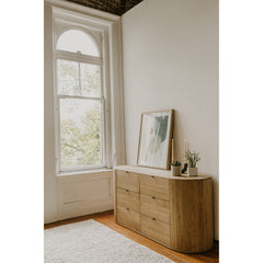 Theo Natural 6 Drawer Dresser - Ornate Home