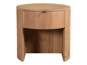 Theo Natural One Drawer Nightstand - Ornate Home