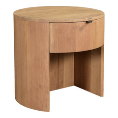 Theo Natural One Drawer Nightstand - Ornate Home
