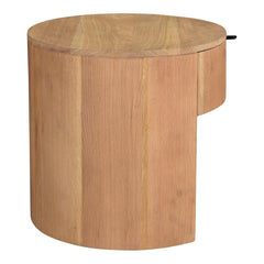 Theo Natural One Drawer Nightstand - Ornate Home