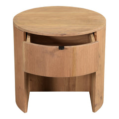 Theo Natural One Drawer Nightstand - Ornate Home