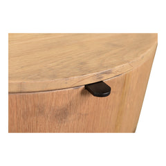 Theo Natural One Drawer Nightstand - Ornate Home