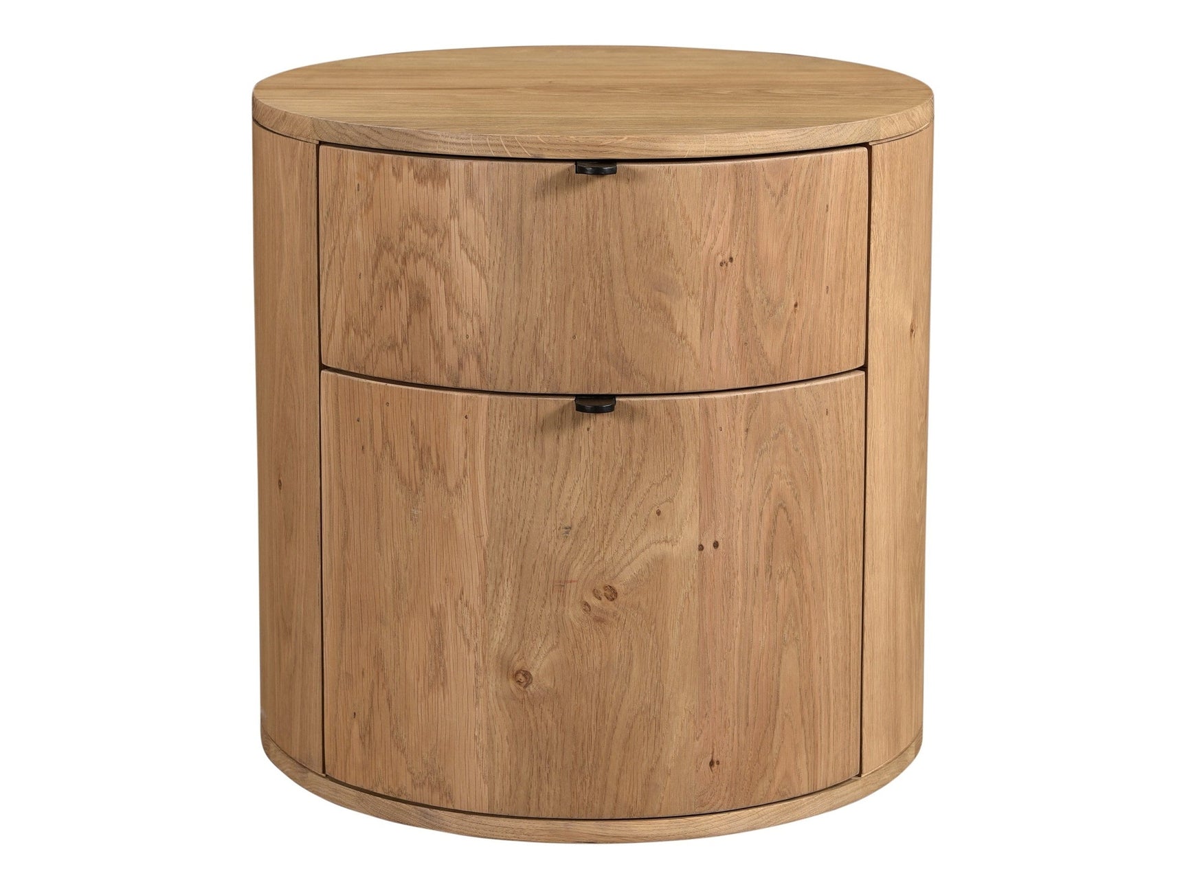 Theo Natural Two Drawer Nightstand - Ornate Home