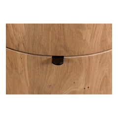 Theo Natural Two Drawer Nightstand - Ornate Home