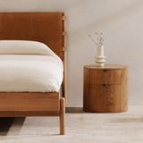 Theo Natural Two Drawer Nightstand - Ornate Home